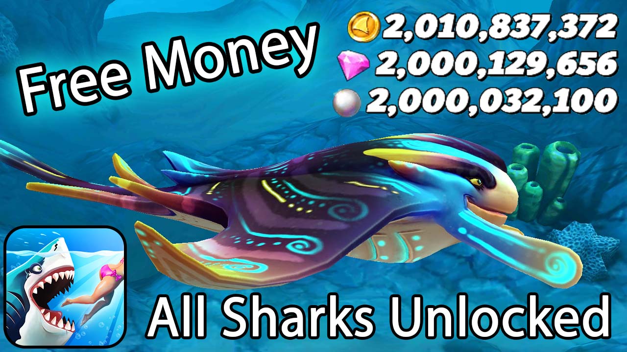 Unlock All Sharks Unlimited Coins Gems Pearls Guide Tutorial