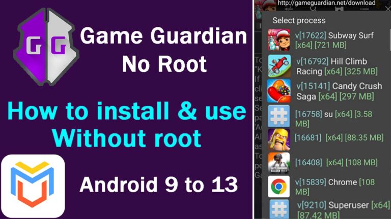 Game Guardian without Root