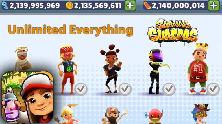 Subway Surfers, Unlimited Resources, Mobile Games,, Coins, Keys, Hoverboards, Power-Ups, Event Tokens, Mystery Boxes