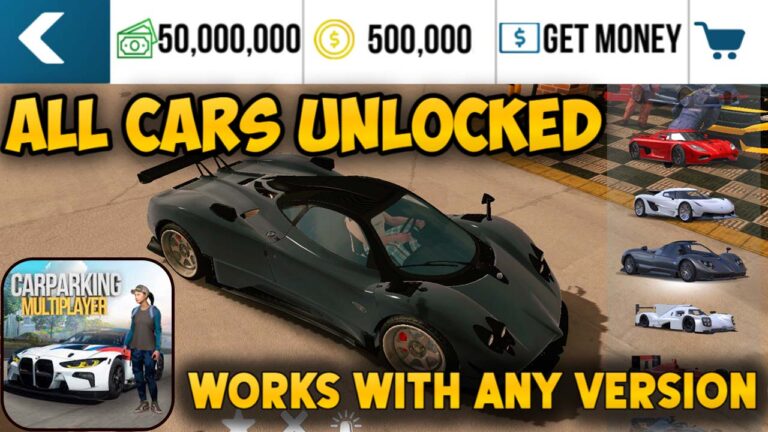 Guide to unlocking unlimited money, coins, and all cars in Car Parking Multiplayer