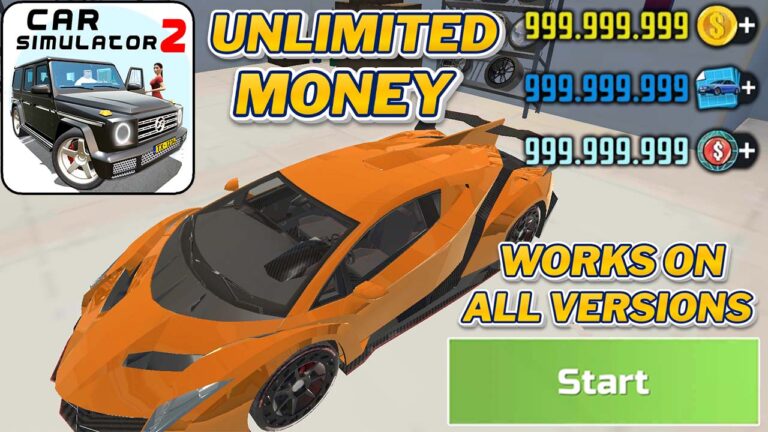 Unlock unlimited Coins, Blueprints, Crypto, and all cars in Car Simulator 2 for an enhanced gaming experience.