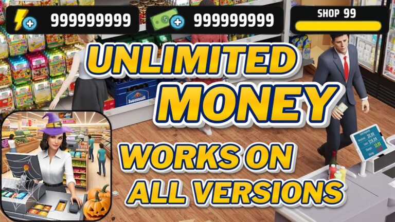 Unlimited Cash Energy Levels Supermarket-Simulator-City-3D