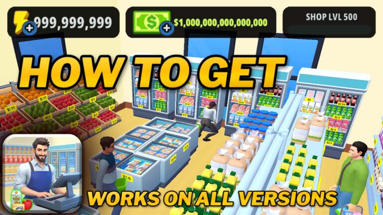 Unlock unlimited cash, energy, and max store level in My Supermarket Simulator 3D with this simple guide.