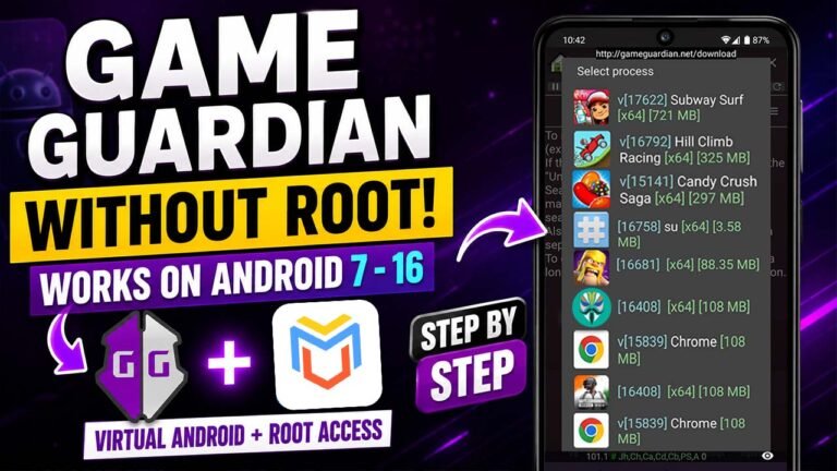 How to use Game Guardian without root using Virtual Master