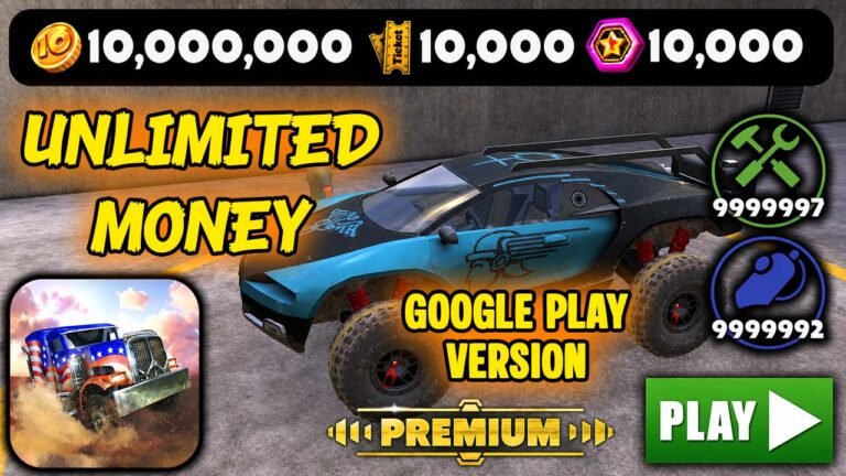 Off the Road unlimited money, tickets, repairs, nitros, premium vehicles and all maps