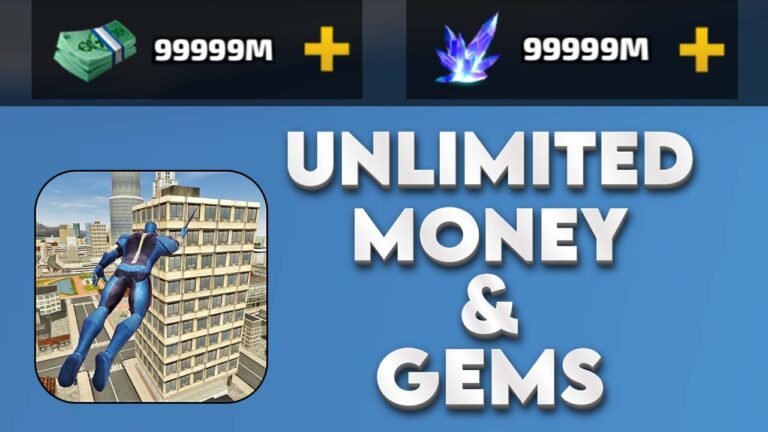 How to get unlimited money and diamonds in Rope Hero Vice Town using save-data restoration